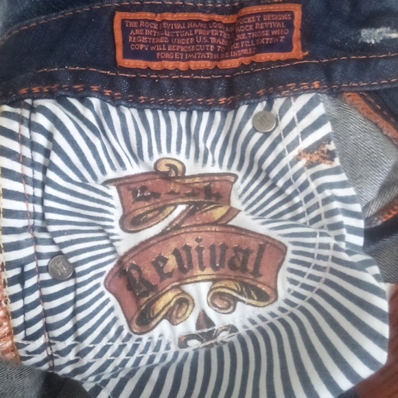 Rock Revival Women's 26 Capri Jen Faux Leather Flap Pockets NWT - Picture 7 of 11